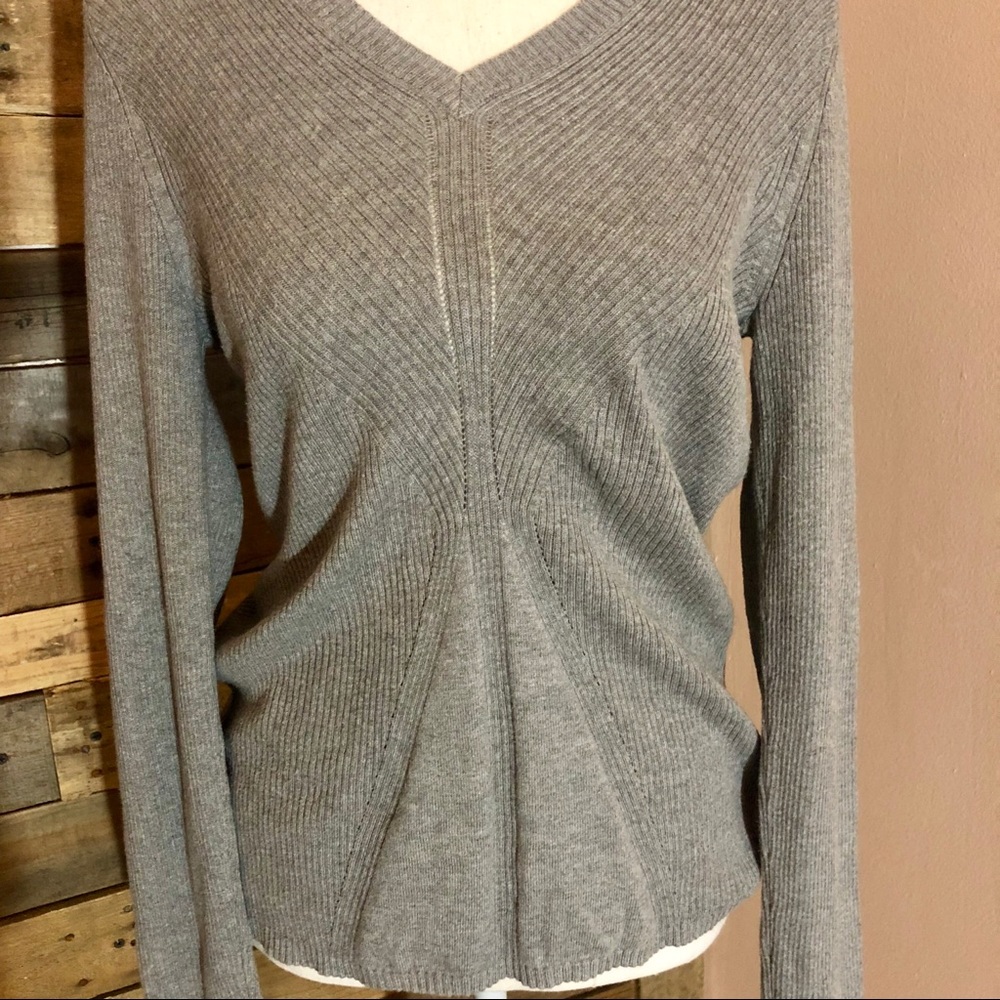 Dkny Jeans Basic Gray Sweater - image 2
